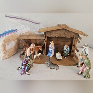 Rare Goebel Hummel Nativity Manger scene 11 Piece